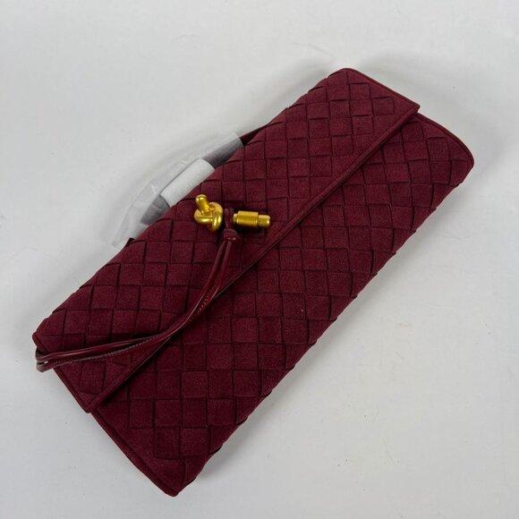 Verano Hill Riyadh Clutch Bag – Burgundy - Picture 1 of 5